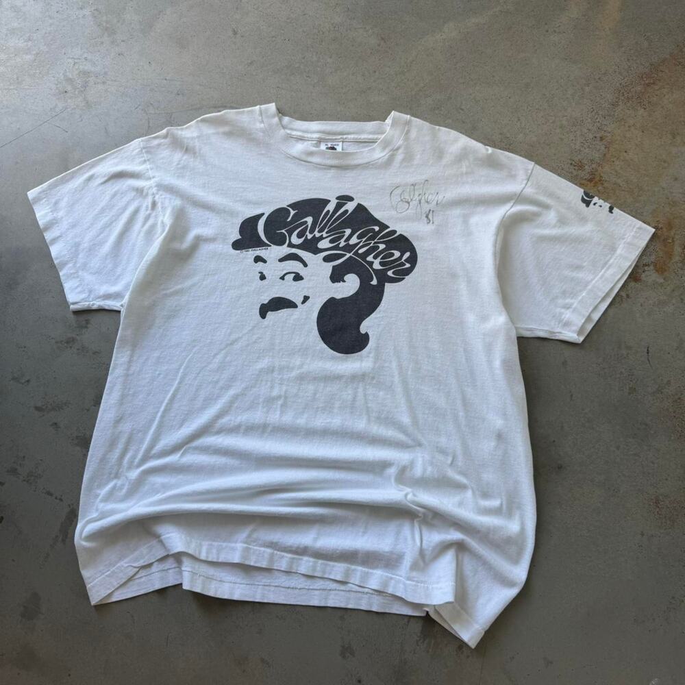 Vintage 90’s Gallagher Comedian Comedy Signed Retro raphic T-shirt